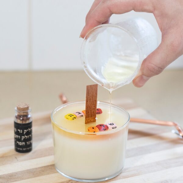 נר - בכיתוב אישי