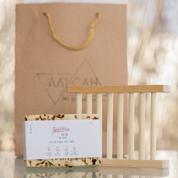 סבון גוף טבעי + סבוניה